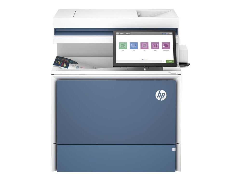 HP LaserJet Enterprise Flow MFP 5800zf MFP colour laser A4 43ppm copy 43ppm print 650 sheets, 58R10A