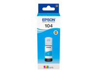 EPSON EcoTank 104 65ml cyan ink tank for EcoTank ET-14100 1810 2721 2810 2811 2812 2814 2815 2820 2821 2825 2826 4800