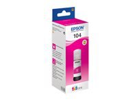 EPSON EcoTank 104 65ml magenta ink tank for EcoTank ET-14100 1810 2721 2810 2811 2812 2814 2815 2820 2821 2825 2826 4800